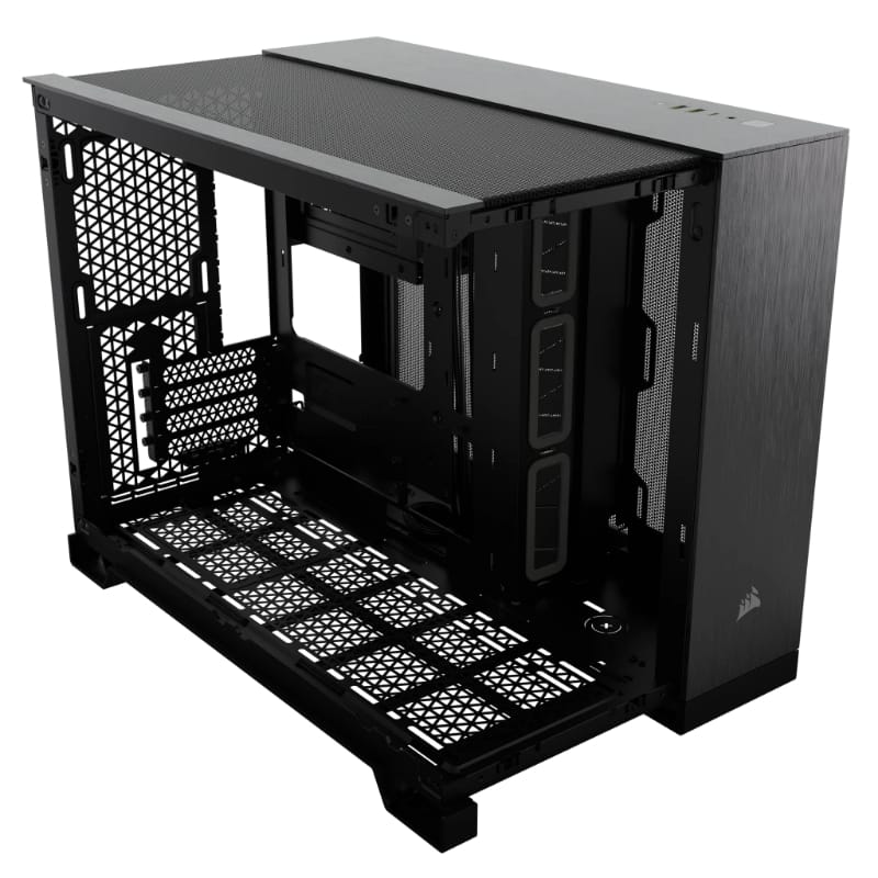 Caja Microatx 2500x Tg Negroobsidian Aluminum Corsair