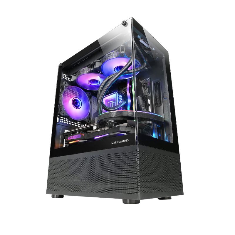 Caja Microatx Mc Se Negro Mars Gaming