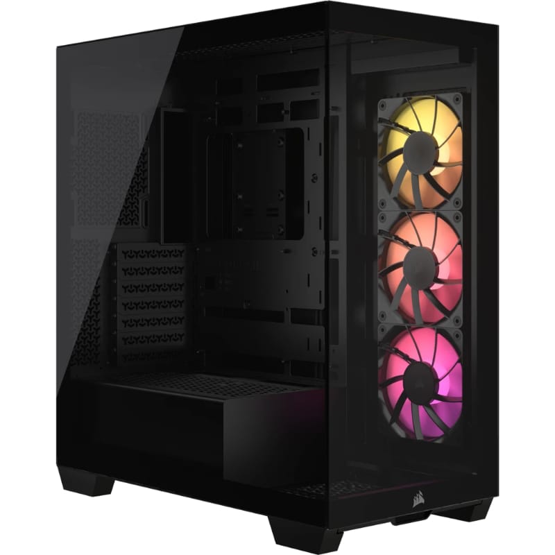 Caja Semitorre Atx 3500x Argb Tg Negro Corsair