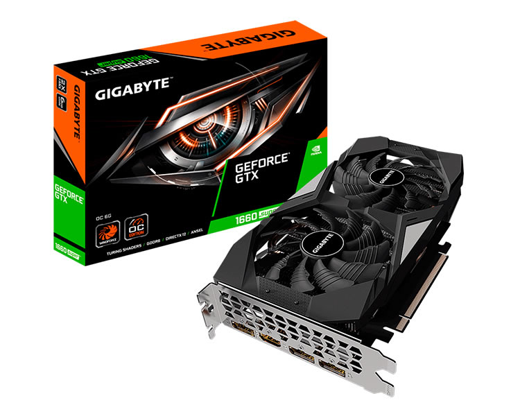 Видеокарта gigabyte geforce gtx 1660 super oc 6gb gv n166toc 6gd какая память