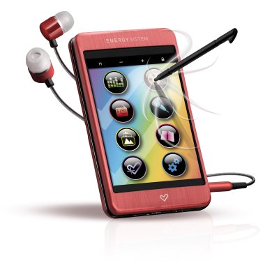 Energy sistem Reproductor MP4 Touch Rojo