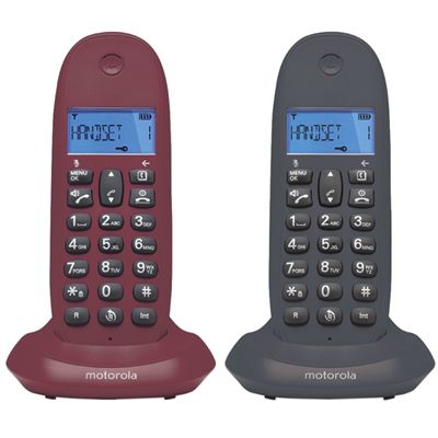 Alcatel S280 Ewe Duo Teléfonos Inalámbricos DECT Negro/Naranja