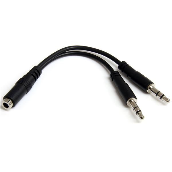 ADAPTADOR DE AUDIO 2M A 1H