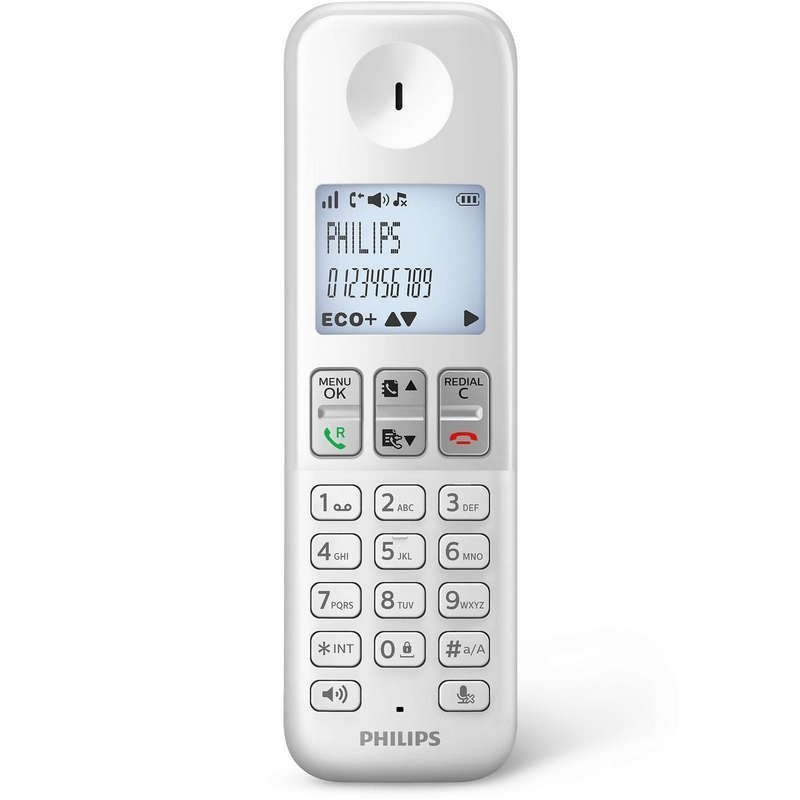 Alcatel S280 Ewe Duo Teléfonos Inalámbricos DECT Negro/Naranja