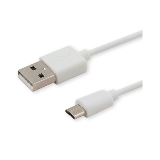 Cable Usb 2 0 Micro Usb 1m Blanco Savio Cl 123