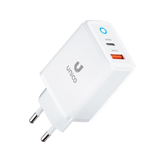 Cargador Unico Dual Tipo C Y Usb A 65w