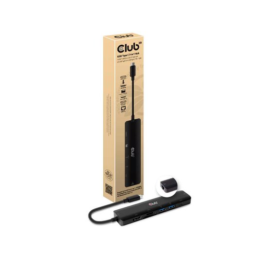 HUB USB CLUB3D TIPO C 32 GEN1 7 EN 1