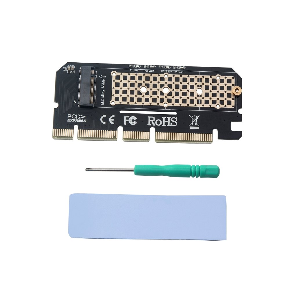 Tarjeta Adaptadora Savio De Pci E A M2 Nvme M Key