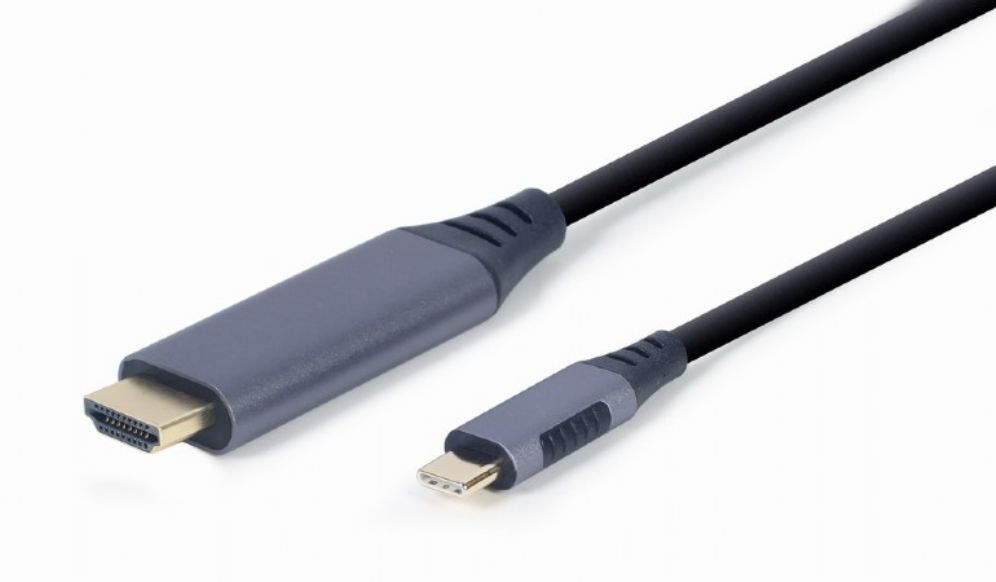 Cable Adaptador De Pantalla Gembird Usb Tipo C A Hdmi Gris Espacial 1 8 M