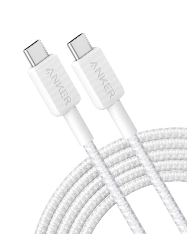 Cable Anker 322 Usb C To Usb C Cable Nylon 3m 60w White