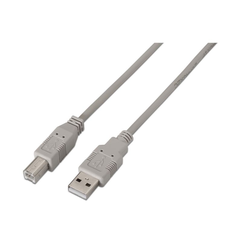 Cable Impresora Aisens Usb 2 0 Impresora Tipo Am Bm Beige 3m