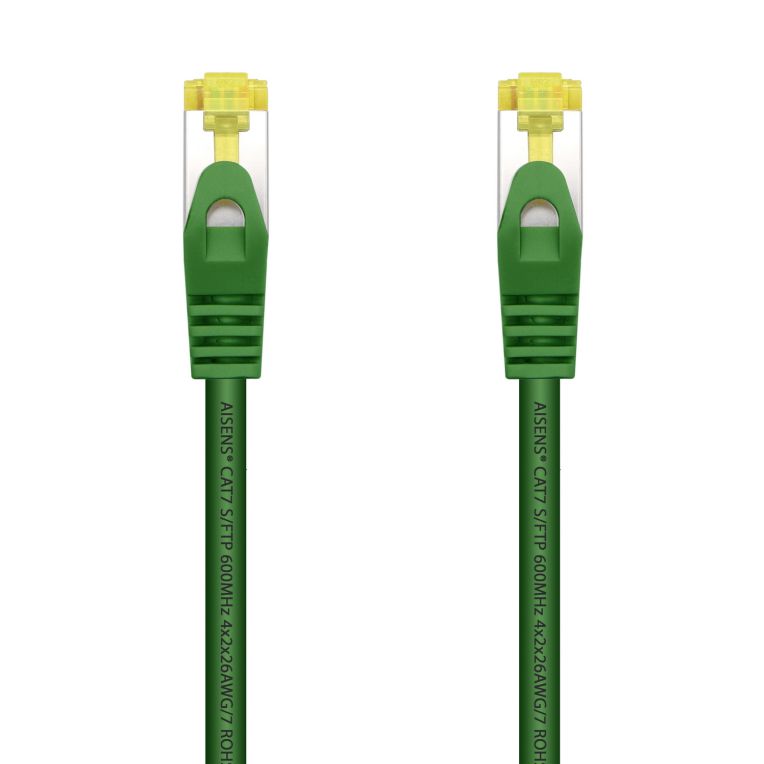 Cable Red Aisens Latiguillo Rj45 Lszh Cat7 Sftp Pimf 05m Verde