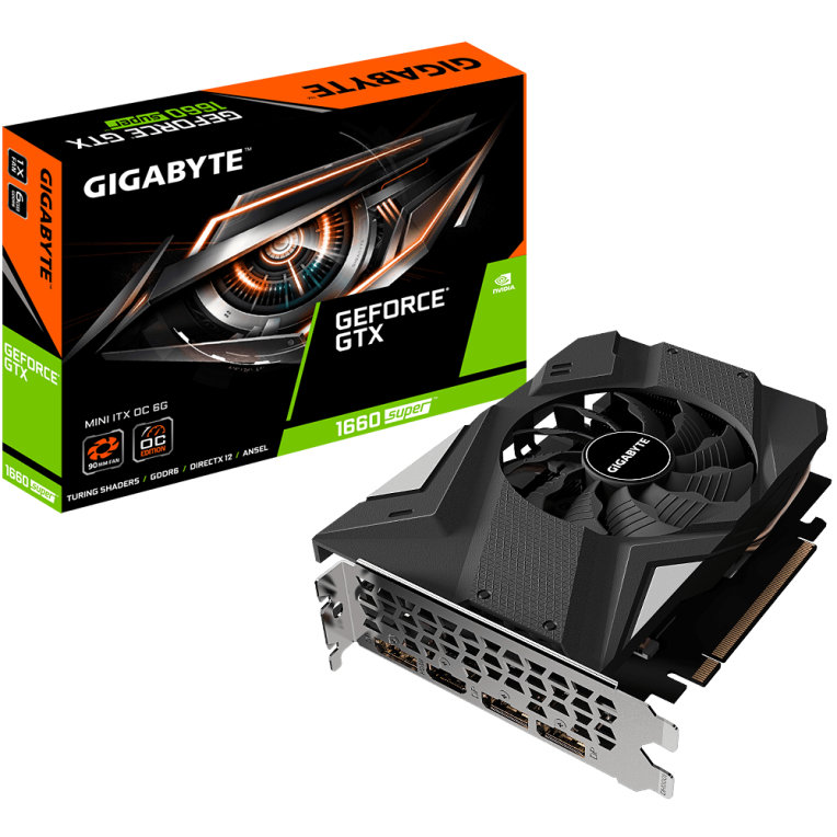 Gigabyte Gtx 1660 Super Mini Itx Oc 6g Gdd