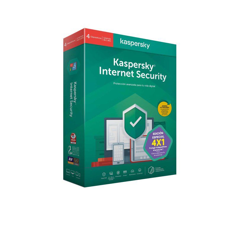 Kaspersky Internet Security 2020 4 Lic