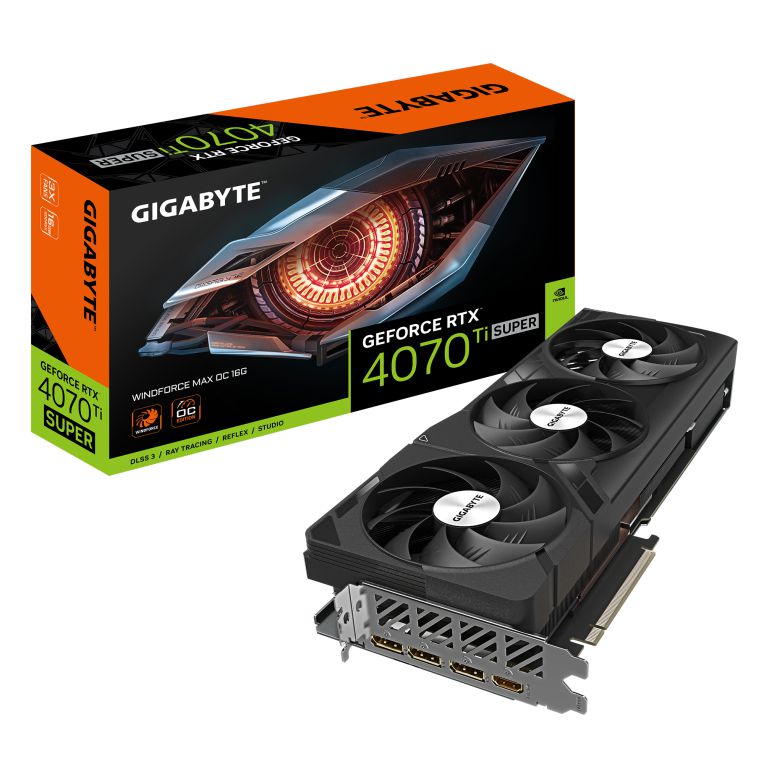 GIGABYTE RTX 4070 TI SUPER WINDFORCE MAX OC 16GB