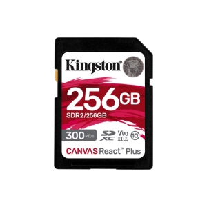 KINGSTON 256GB CANVAS REACT PLUS SDXC U