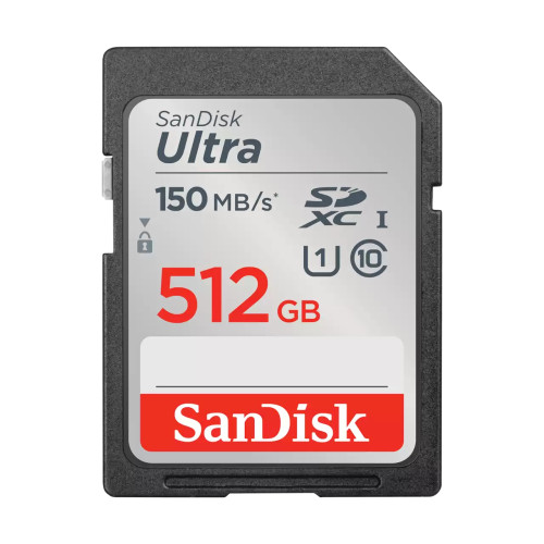 SanDisk Ultra 512 GB SDXC UHS I Clase 10