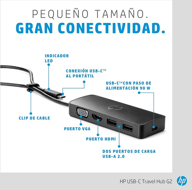 HP Docking USB C Travel Hub G2 3 1 Gen 1 Type-C