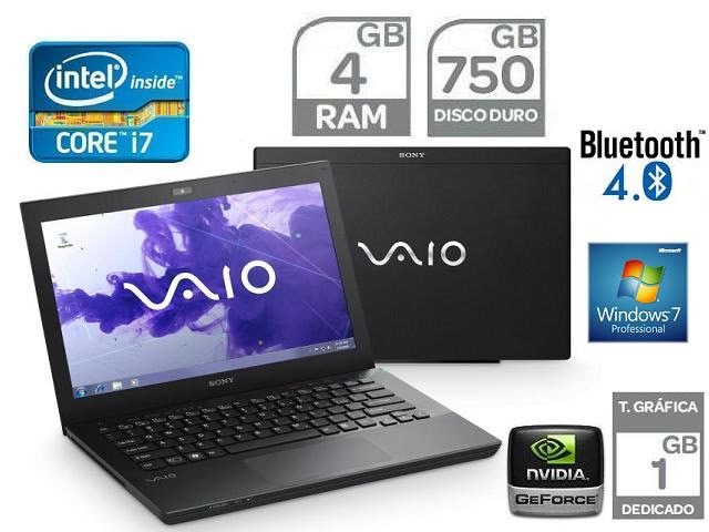 portátil sony vaio púrpura